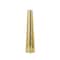 3ft. Gold Stainless Steel Metal Minimalistic Tall Floor Cone Vase
